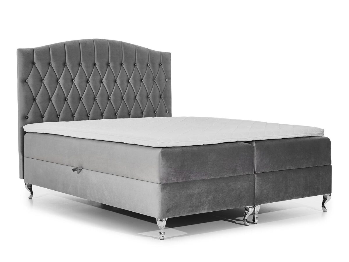 Łóżko Welur W Stylu Francuskim OKAWA