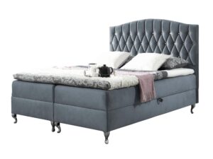 miniaturka Łóżko Welur W Stylu Francuskim OKAWA