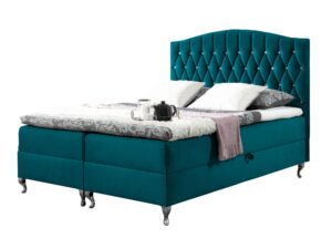 miniaturka Łóżko Welur W Stylu Francuskim OKAWA