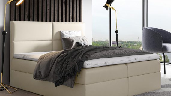 Łóżko Tapicerowane Z Pojemnikiem KITAMI - obrazek 7