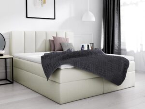 miniaturka Łóżko Z Pojemnikiem Tapicerowane MIKASA