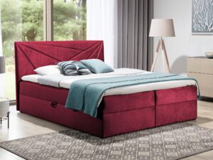 miniaturka Łóżko Z Tapicerowanym Zagłówkiem NEMURO 5