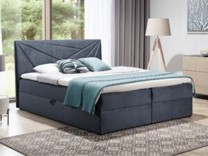 miniaturka Łóżko Z Tapicerowanym Zagłówkiem NEMURO 5