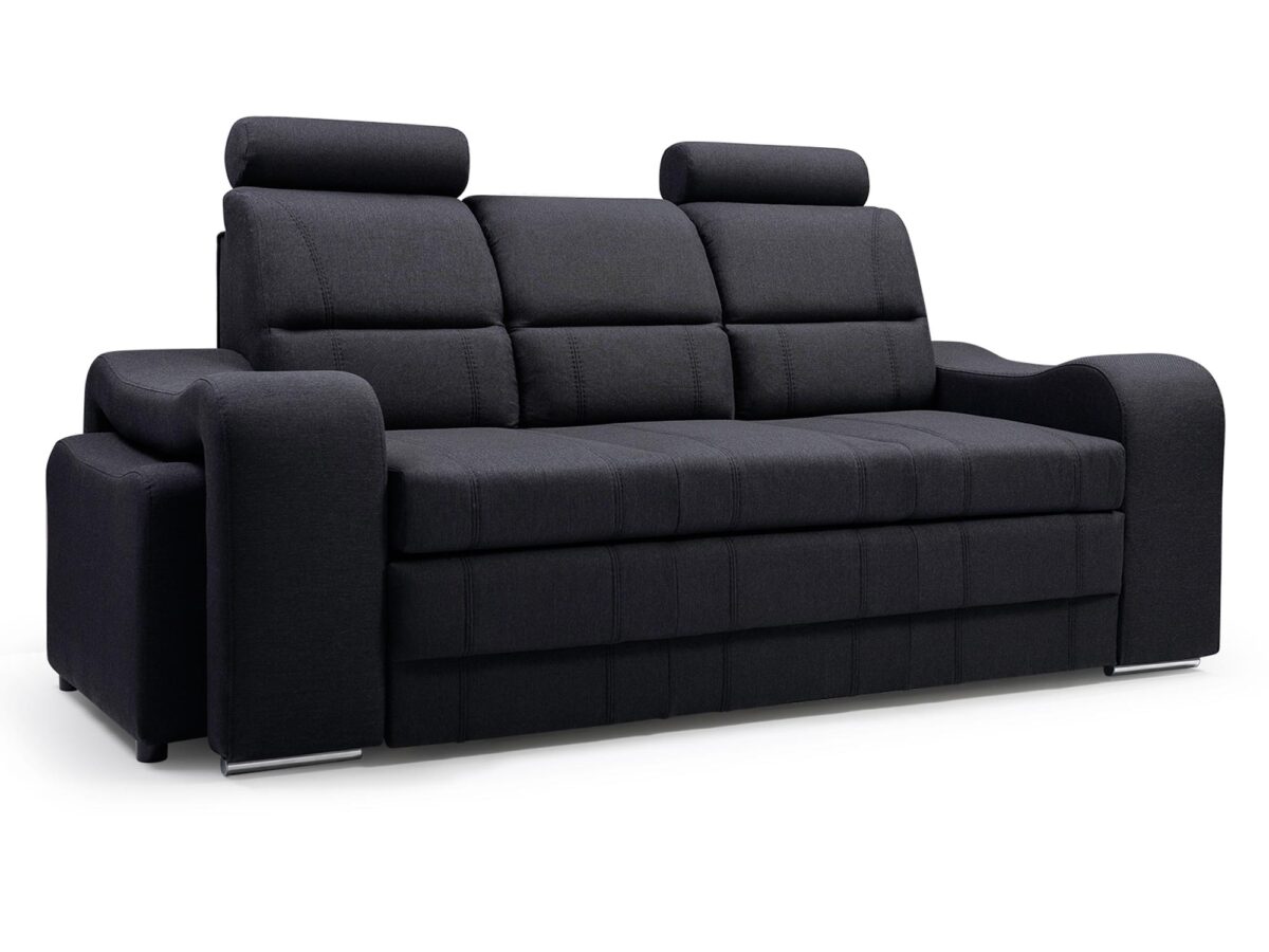 Nowoczesna Sofa Do Salonu z Pufami AKIRUNO