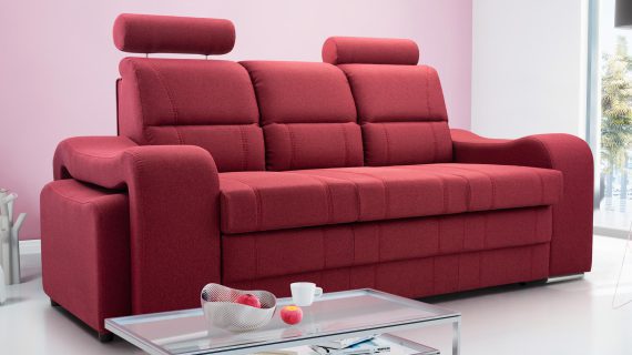 Nowoczesna Sofa Do Salonu z Pufami AKIRUNO - obrazek 47