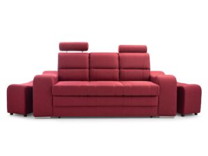 miniaturka Nowoczesna Sofa Do Salonu z Pufami AKIRUNO