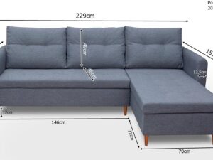 miniaturka Narożnik Z Pufą MASERI + PUFA