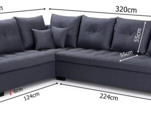 miniaturka Wygodny Narożnik Z Poduszkami BAMAKO