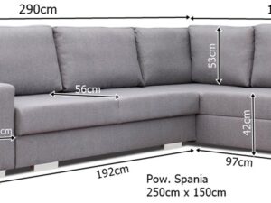 miniaturka Wygodny Narożnik Do Spania ERMELO