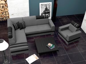 miniaturka Czerwony Fotel Tapicerowany ULUNDI