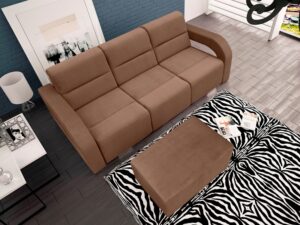 miniaturka Szeroka Tapicerowana PUFA SERRA