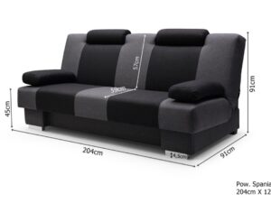 miniaturka Nowoczesna Wersalka HAMURA