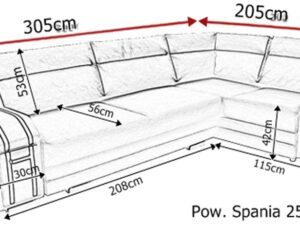 miniaturka Narożnik Z Barkiem BENONI