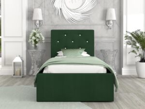 miniaturka Tapicerowane łóżko 90×200 Burkina