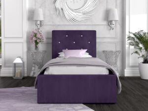 miniaturka Tapicerowane łóżko 90×200 Burkina