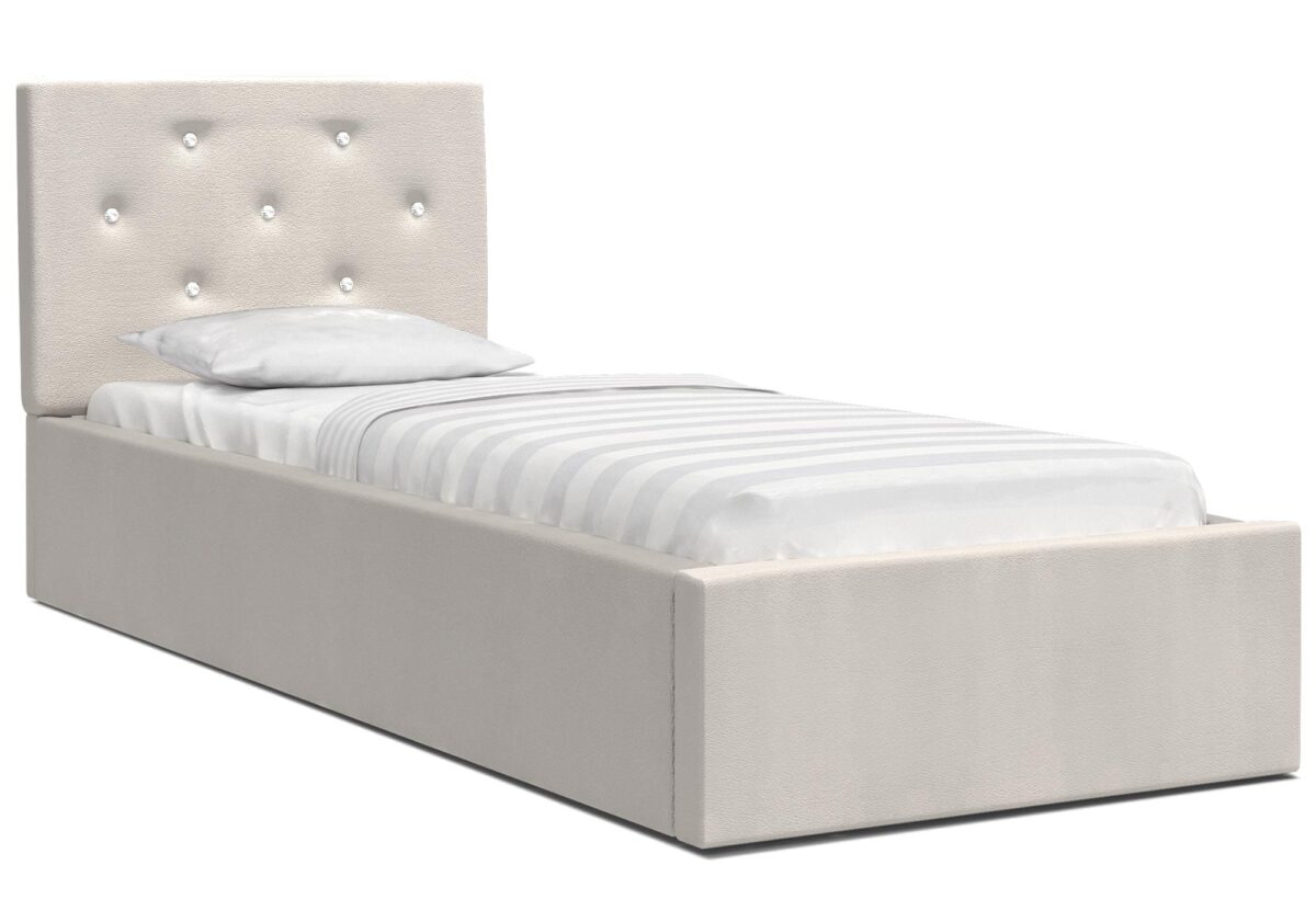 Tapicerowane łóżko 90×200 Burkina