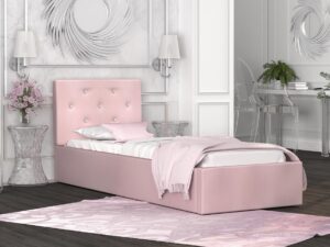 miniaturka Tapicerowane łóżko 90×200 Burkina