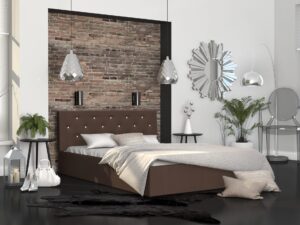 miniaturka Łóżko dwuosobowe 140×200 Burkina