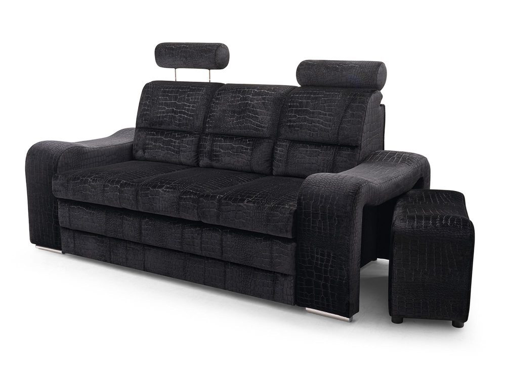 Nowoczesna Sofa Do Salonu z Pufami AKIRUNO - obrazek 3