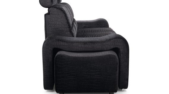 Nowoczesna Sofa Do Salonu z Pufami AKIRUNO - obrazek 4