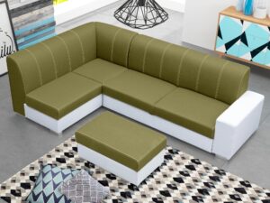 miniaturka Narożnik Z Dużą Pufą MIDRANT + PUFA