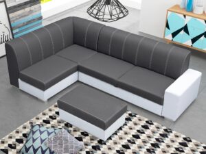 miniaturka Narożnik Z Dużą Pufą MIDRANT + PUFA