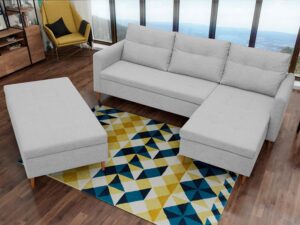 miniaturka Szeroka Pufa Do Salonu MASERI