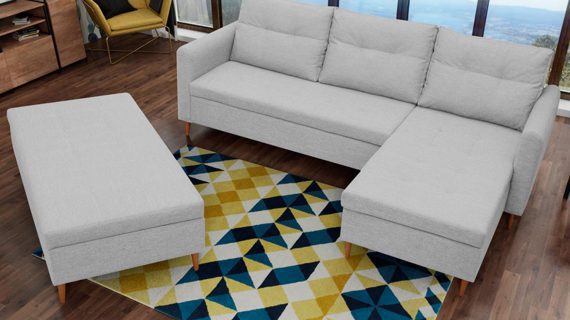 miniaturka Szeroka Pufa Do Salonu MASERI