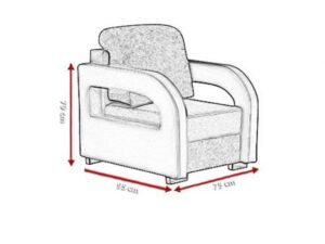 miniaturka Fotel Tapicerowany Nowoczesny RESENDE