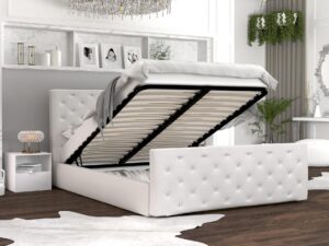 miniaturka Łóżko tapicerowane 120×200 Kinszasa