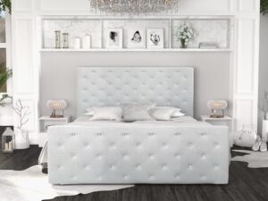 miniaturka Łóżko tapicerowane 120×200 Kinszasa