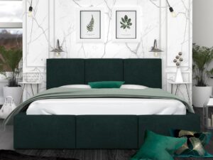 miniaturka Łóżko tapicerowane 140×200 Luanda