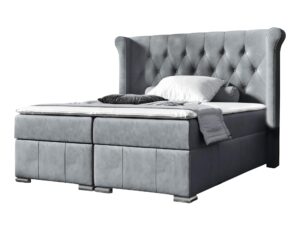 Szare Łóżko w Sypialni SOSA