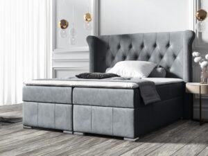 miniaturka Szare Łóżko w Sypialni SOSA