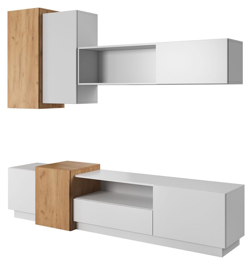 Nowoczesna meblościanka 3D