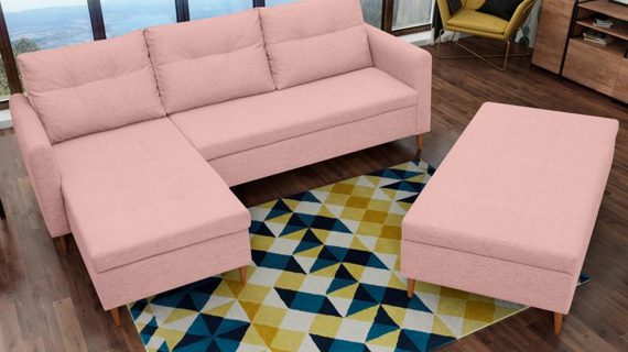 miniaturka Szeroka Pufa Do Salonu MASERI