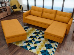 miniaturka Szeroka Pufa Do Salonu MASERI