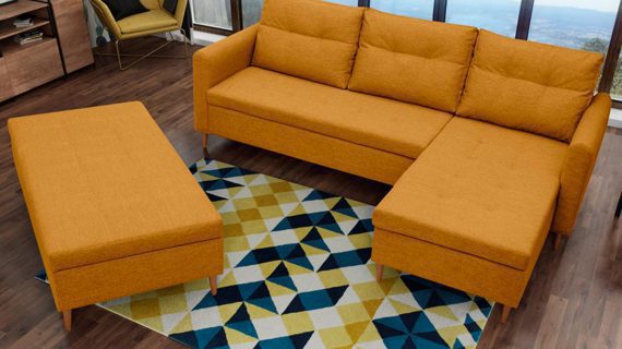 miniaturka Szeroka Pufa Do Salonu MASERI