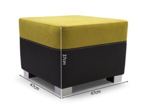 miniaturka Nowoczesny Narożnik Z Pufą DELMAS