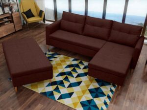 miniaturka Szeroka Pufa Do Salonu MASERI