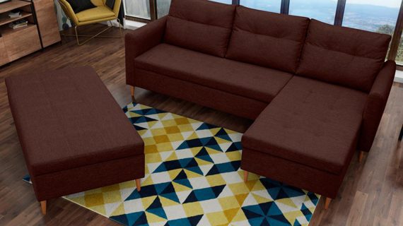 miniaturka Szeroka Pufa Do Salonu MASERI