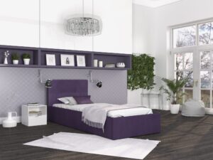 miniaturka Łóżko jednoosobowe 90×200 Angola