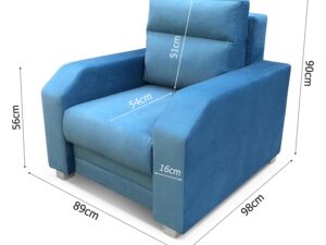 miniaturka Wygodny Tapicerowany Fotel FERRAZ