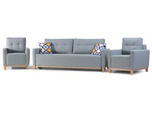 miniaturka Szara Sofa Do Salonu JANDIRA