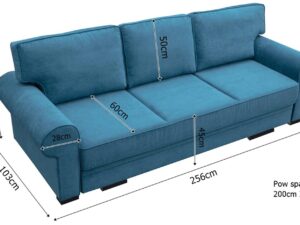 miniaturka Sofa Angielska Rozkładana SANTAREM