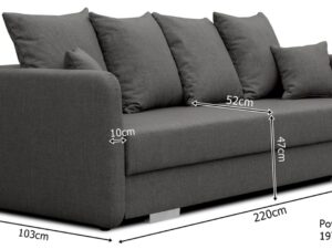 miniaturka Sofa Dwuosobowa Do Salonu LAURO