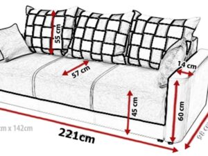 miniaturka Sofa Młodzieżowa Do Pokoju LINHERES