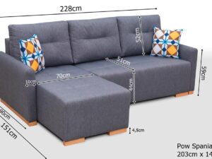 miniaturka Mały Narożnik Z Poduszkami LASOTHO