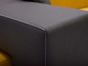 miniaturka Nowoczesny Narożnik Z Pufą DELMAS