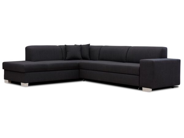 narożnik z funkcją spania do przestronnego salonu